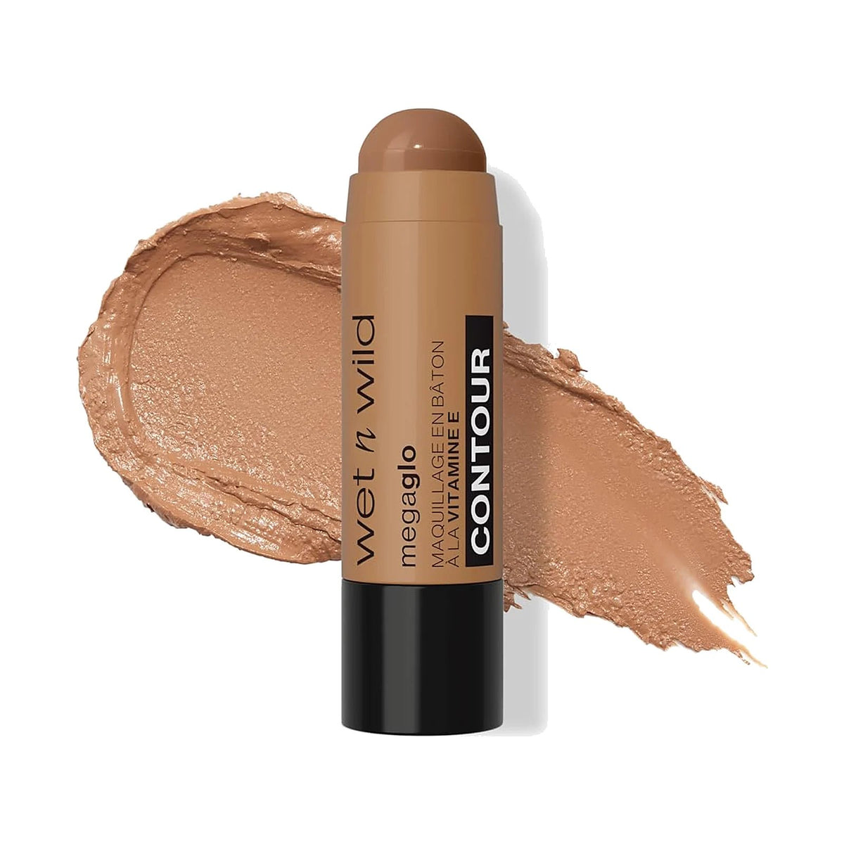 Stick multi-usage wet n wild MegaGlo 6 g, teinte Oak's On You, sur fond blanc